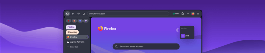 Firefox 155 Nightly — представлен полностью новый интерфейс браузера