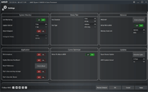 Интерфейс AMD Ryzen Master