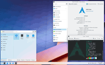 Интерфейс Arch Linux