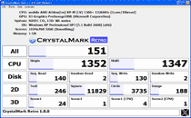 Скриншот CrystalMark Retro 1