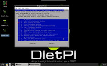Интерфейс DietPi