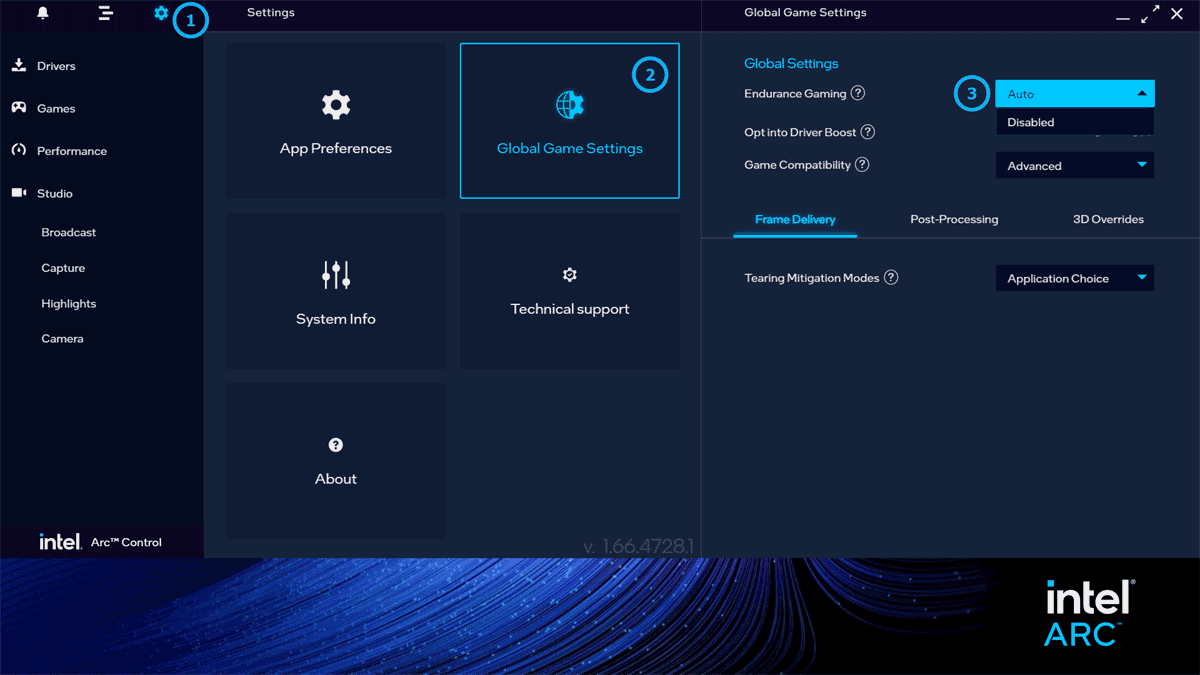 Arc iris graphics